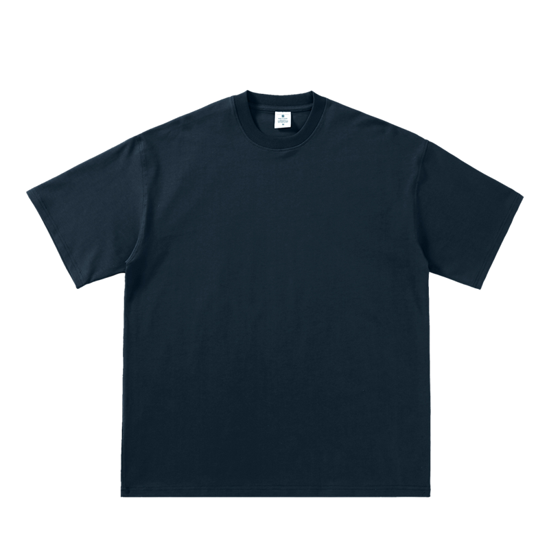 280g small-neck pure cotton T-shirt - Image 3