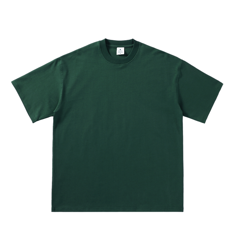 280g small-neck pure cotton T-shirt - Image 4